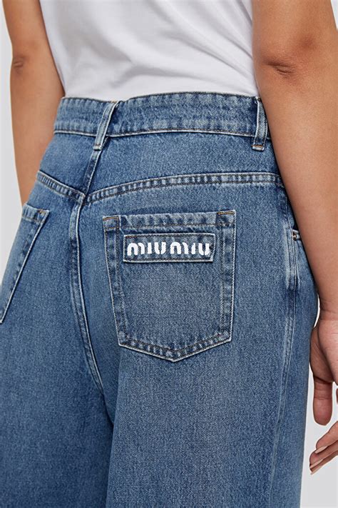 miu denim pants.